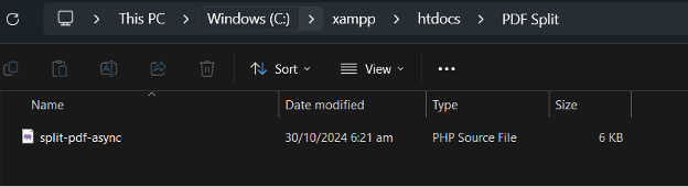 Save PHP File
