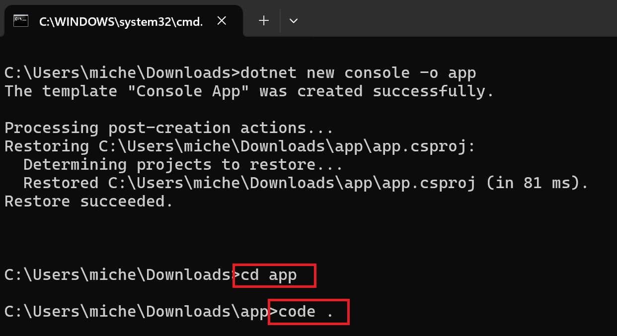 Open VSCode