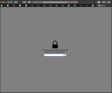Secure PDF Output with Password