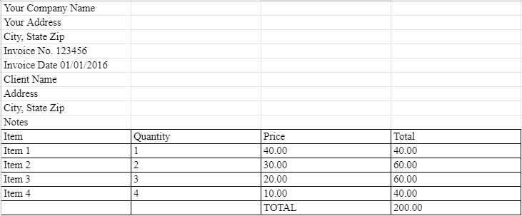 Screenshot of output using OnlineOCR