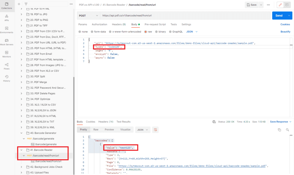 Barcode Reader Configuration