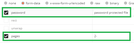 PDF To CSV Password