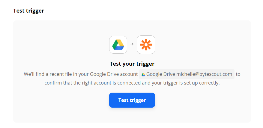 Test Event Trigger