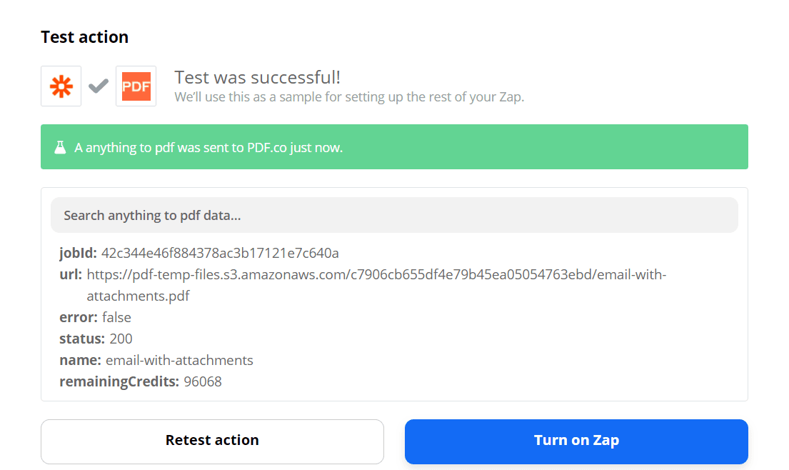 PDF.co Successfully Processed Request