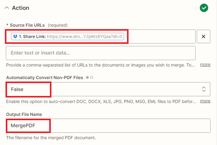 Setup PDF Merger