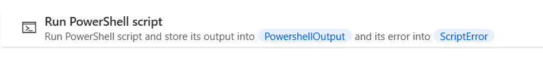 Run PowerShell script