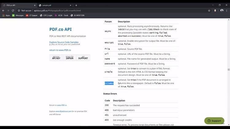 How to Convert PDF to HTML API