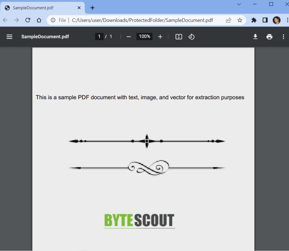 Sample PDF Document