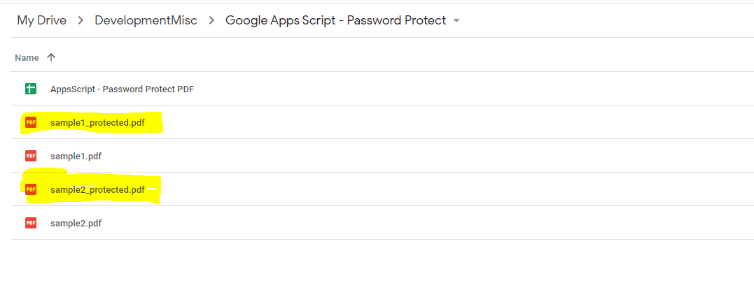 Password-Protected PDFs