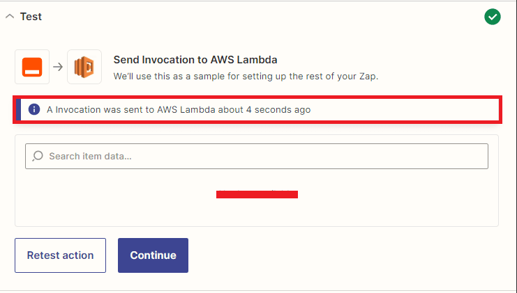 Lambda Test Result