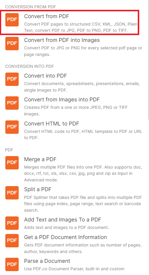 Add PDF.co Module