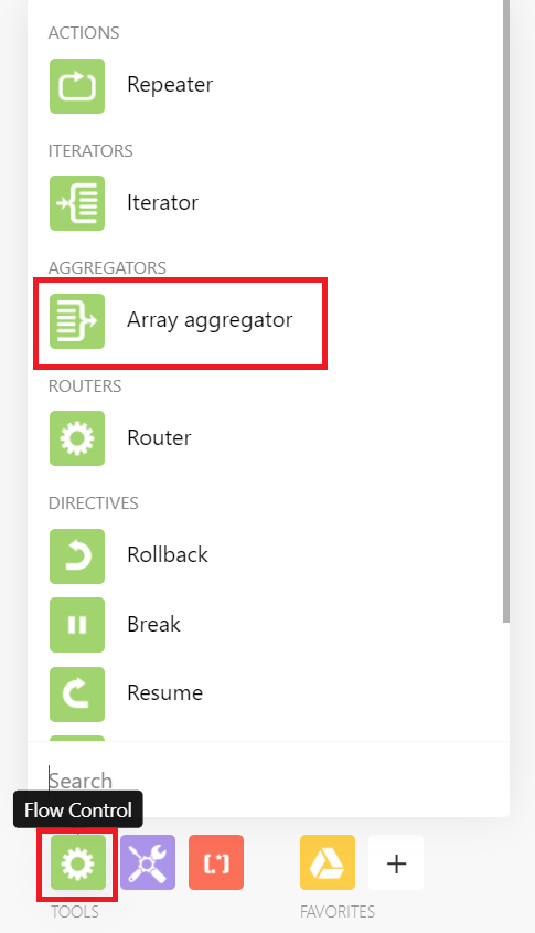 Flow Control and the Array Aggregator