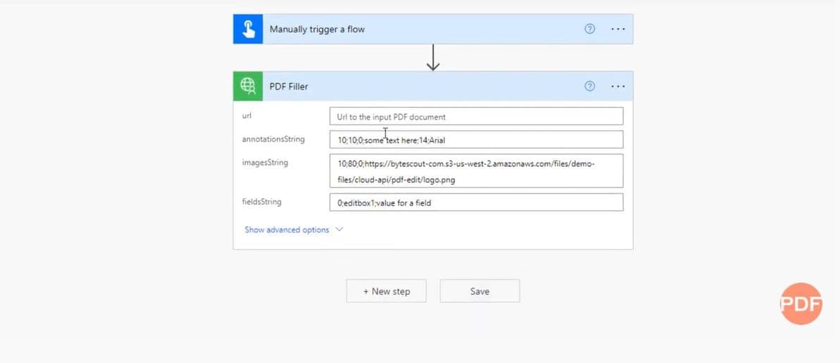 Step 3: Incorporate PDF.co Connector