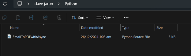 Save Python Program