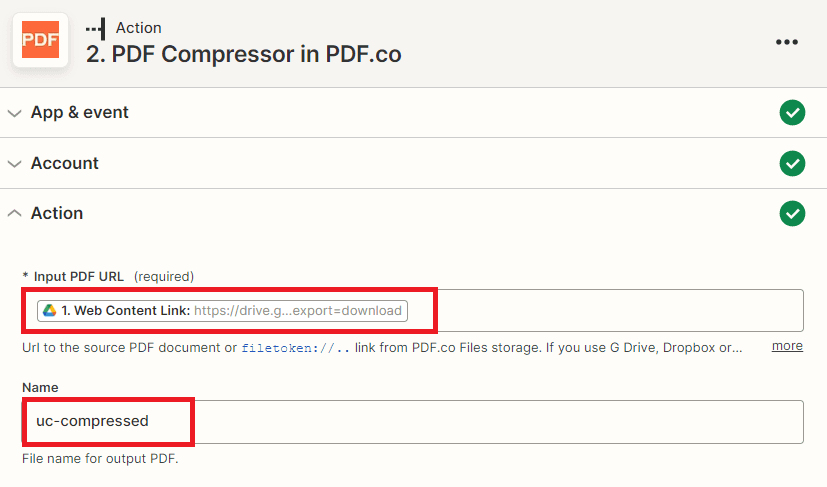 Setup PDF.co Configuration