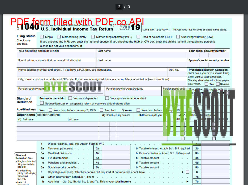 PDF Form