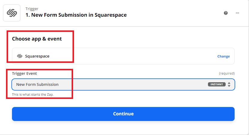 Squarespace App and New Form Submission