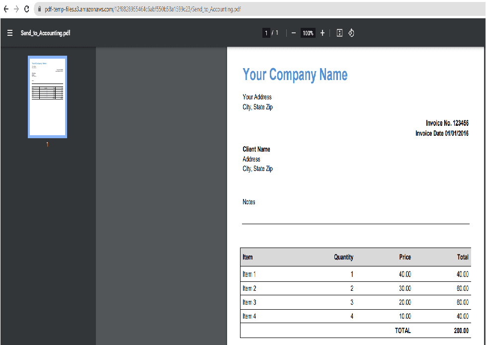 Source File Output