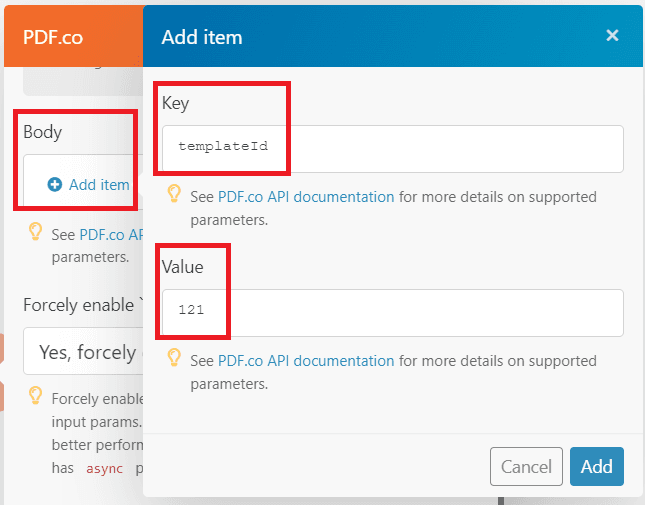 Configure Connection