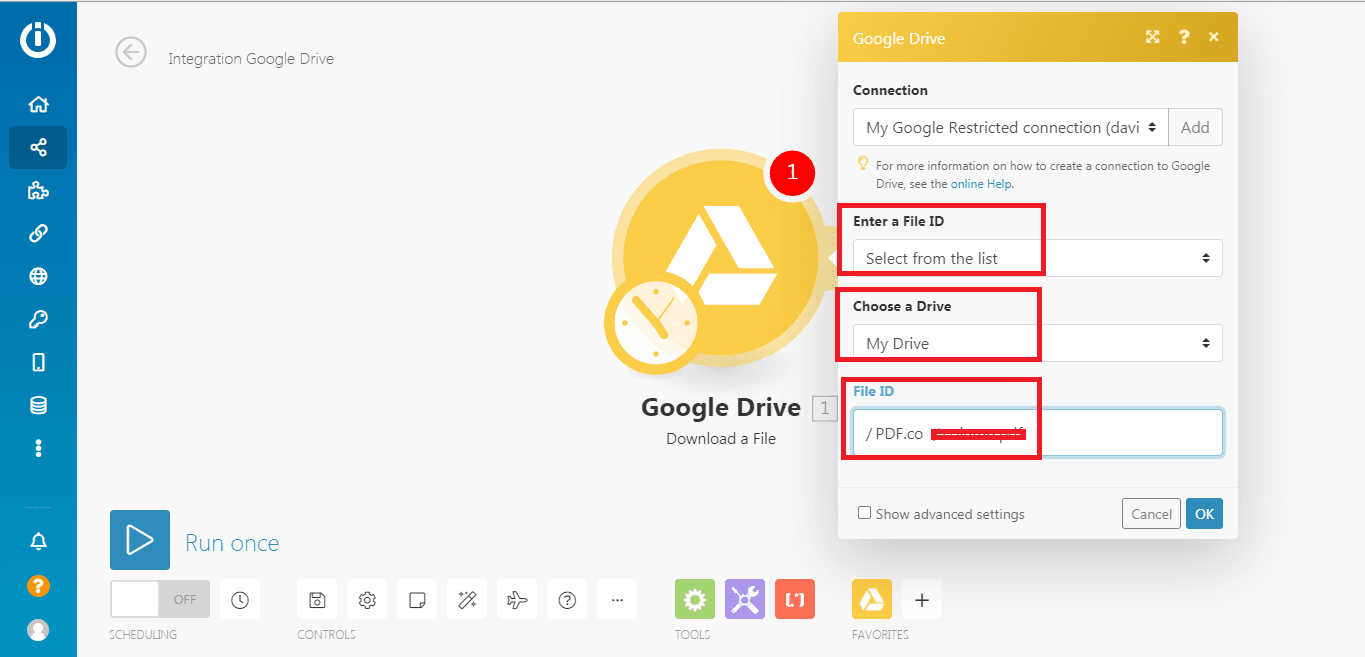 Google Drive Connection