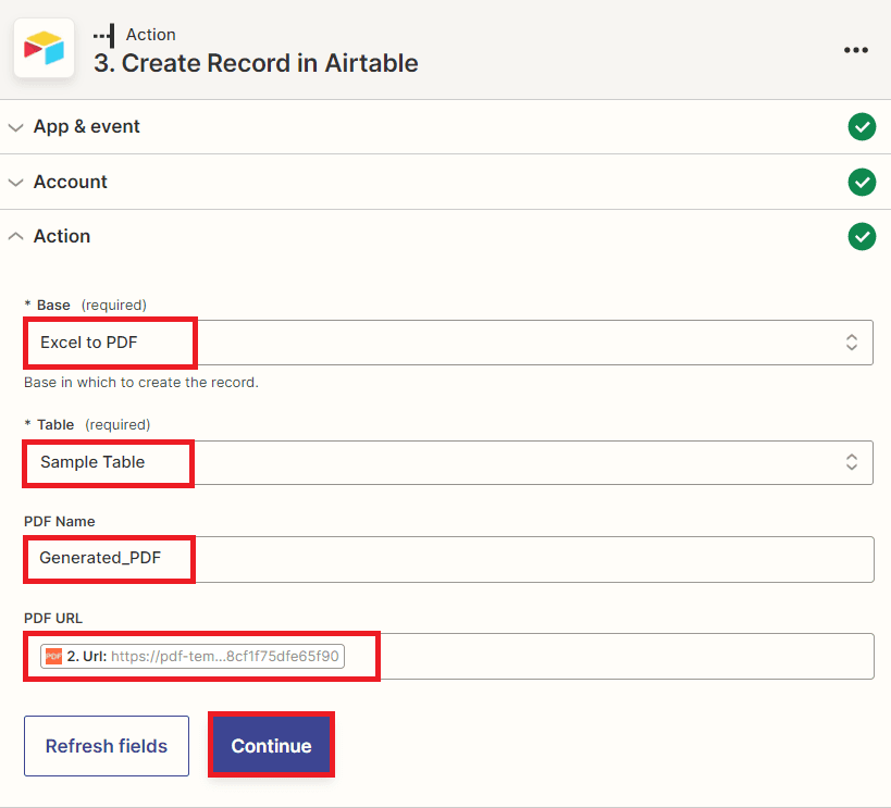 Setup Airtable Configuration