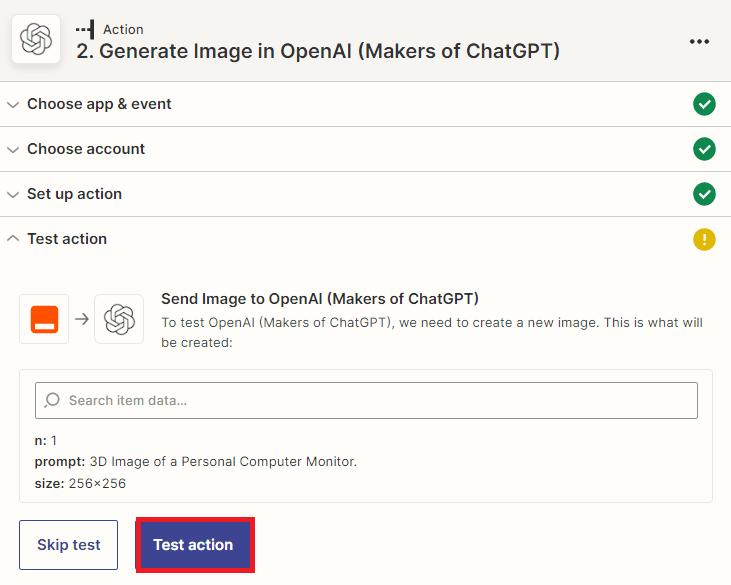 OpenAI Test Action