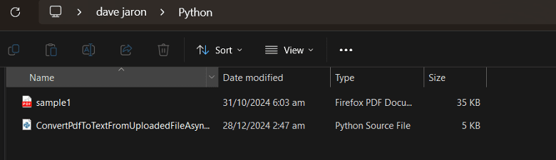 Save Python Program