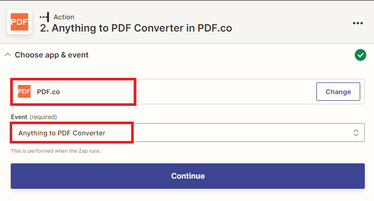 Add PDF.co App