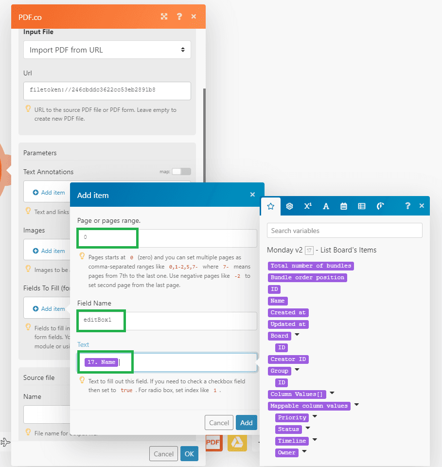 Configuring the PDF.co Module