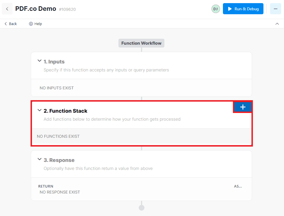 Function Workflow