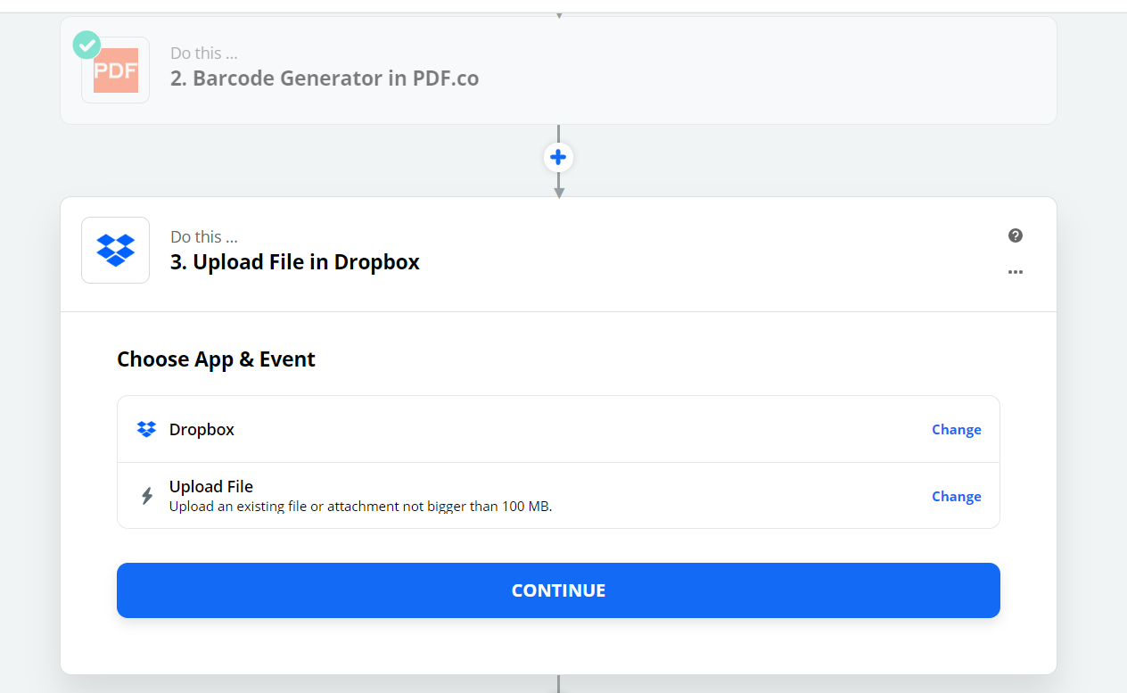 Upload File In Dropbox
