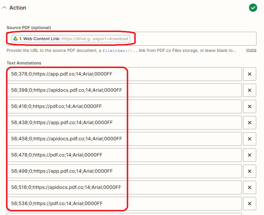 Configuring hyperlinks