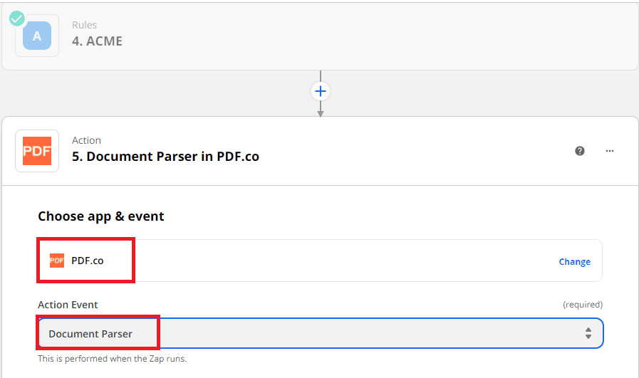 Add PDF.co Document Parser