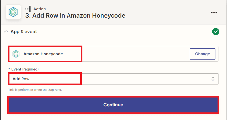 Add Honeycode App