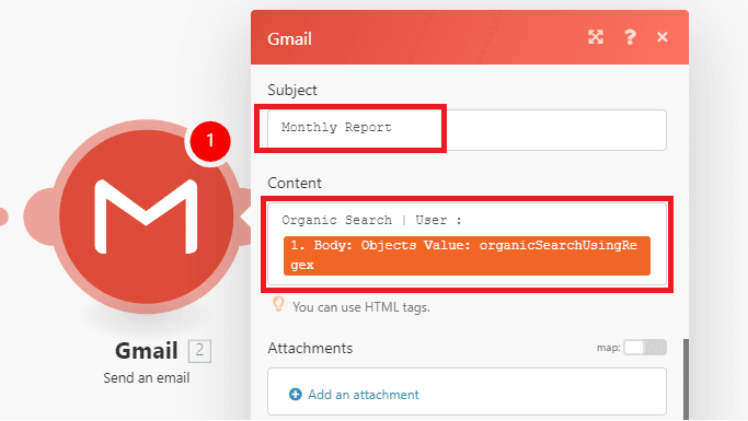 Configure the Gmail Module