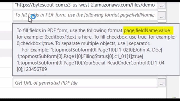 UiPath Fill PDF