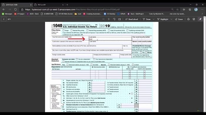 UiPath Fill PDF Form