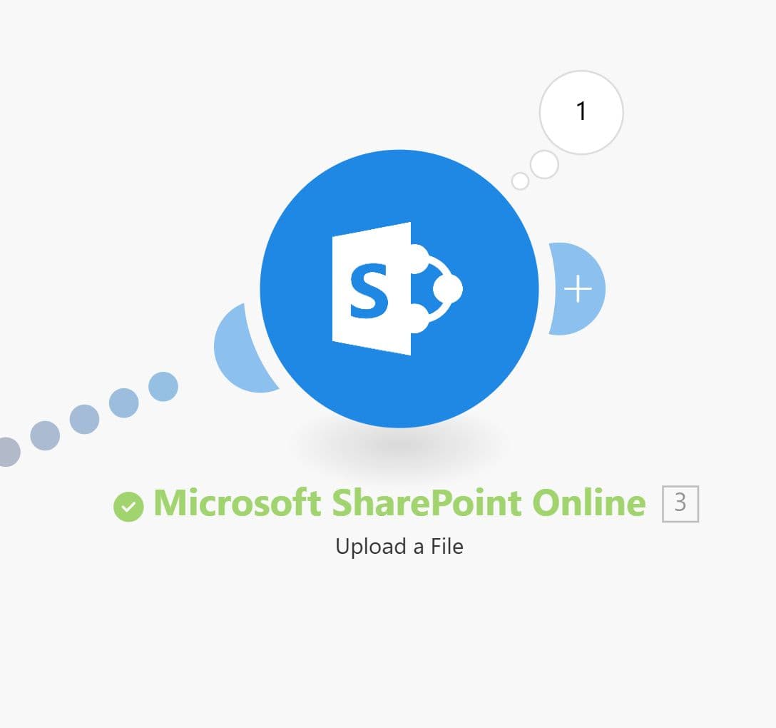 Upload the Protected PDF to SharePoint using its Upload a File Module
