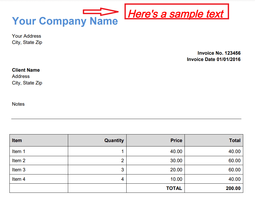 Add Text to PDF Output