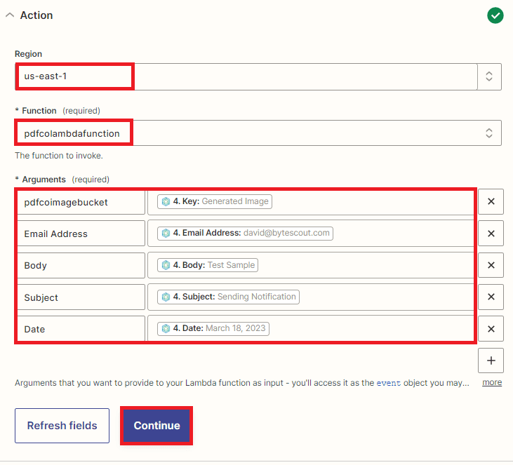 Setup AWS Lambda