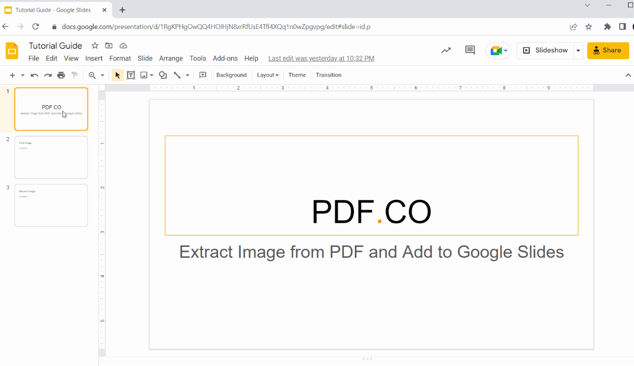 Slide Template Presentation