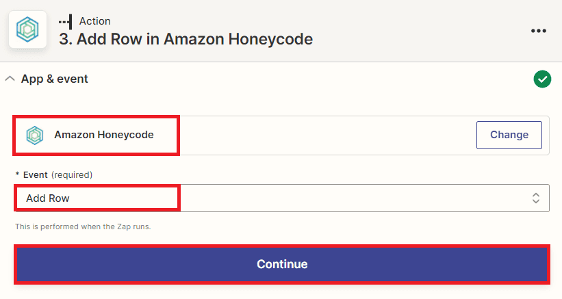 Add Honeycode App