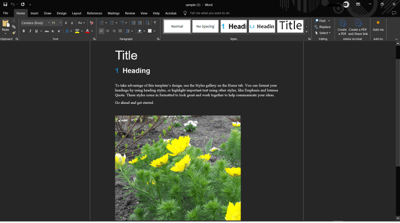 Sample Word Document