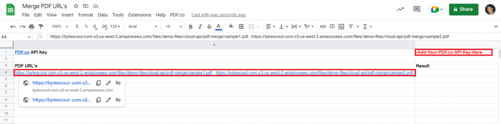 Open Google Sheets App