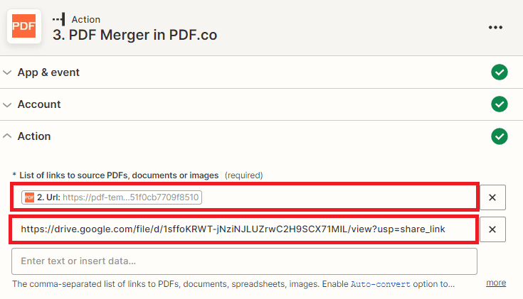 Setup PDF Merger