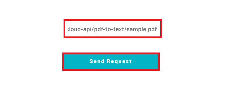 Screenshot of entering source URL