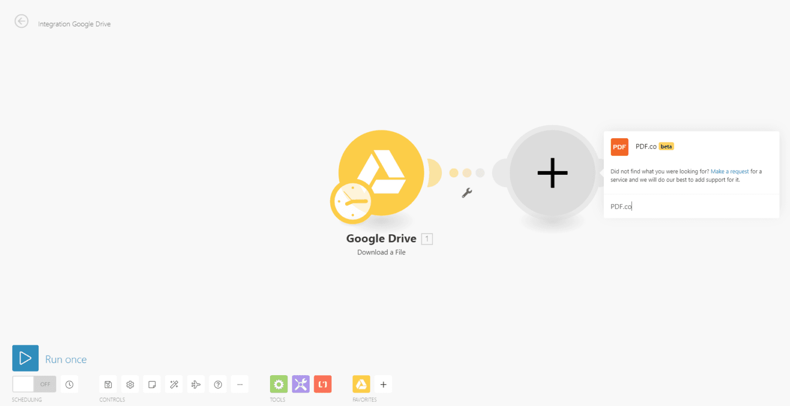 Create a new module for PDF.co