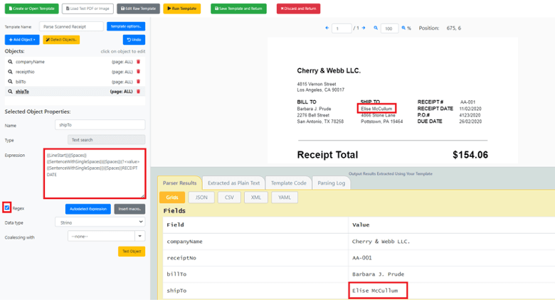 Parse Ship To Value