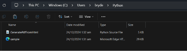 Save Python Program