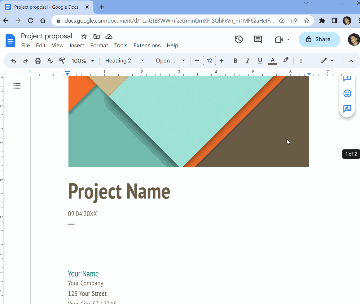 Sample Google Docs Document